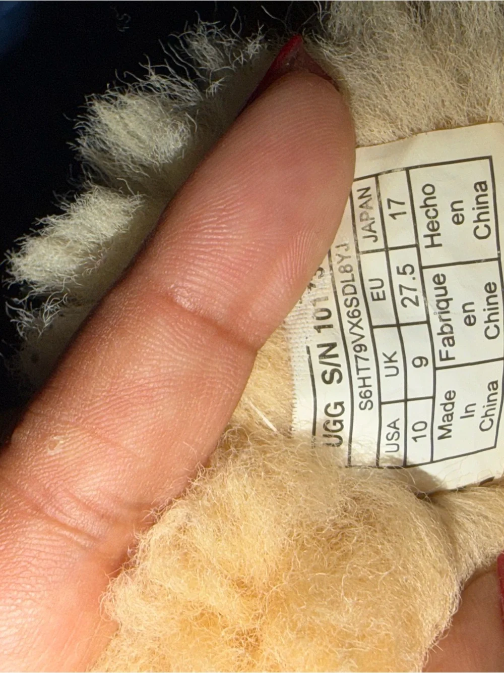 UGG used size